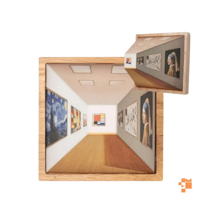 3D Tasarım Lamba İllüzyon Duvar Sanatı